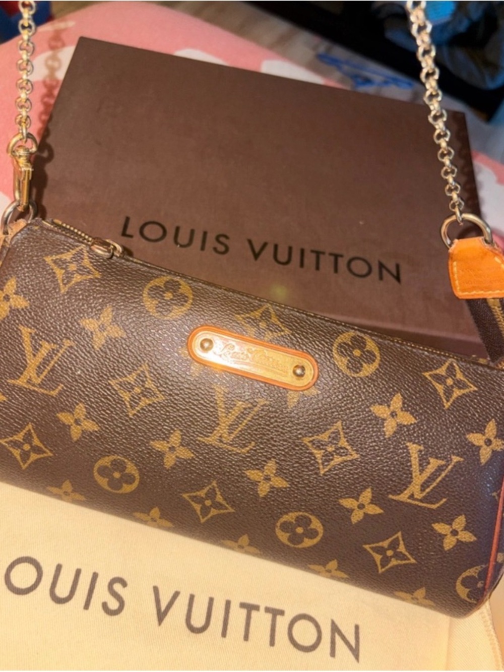 Louis Vuitton Brown Monogram EVA bag